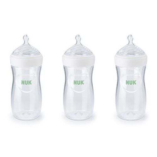 NUK Simply Natural 9 oz. Bottle with SafeTemp 3-Pack