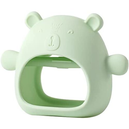 RMGVG Baby Toys 0-6 Months，6-12 Months Baby Teething Toys for Sucking Needs，Teethers Toys for Babies，Hand Pacifier for Breast Feeding Babies (Blue)