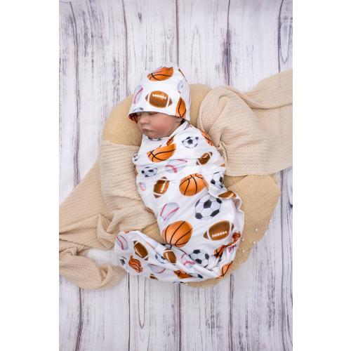 Little Sport - Hat & Swaddle