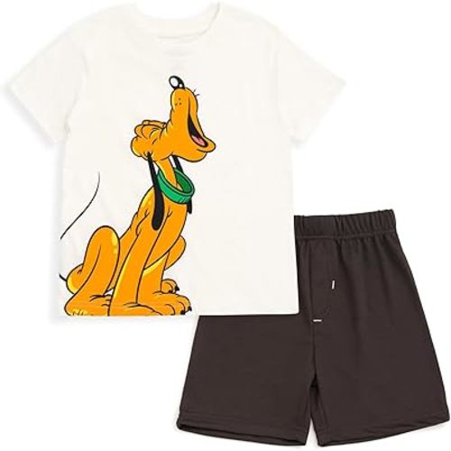 Disney Mickey Mouse T-Shirt and Shorts Outfit Set Infant to Big Kid Sizes (12 Months - 12)