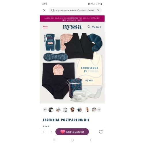 Essential Postpartum Kit