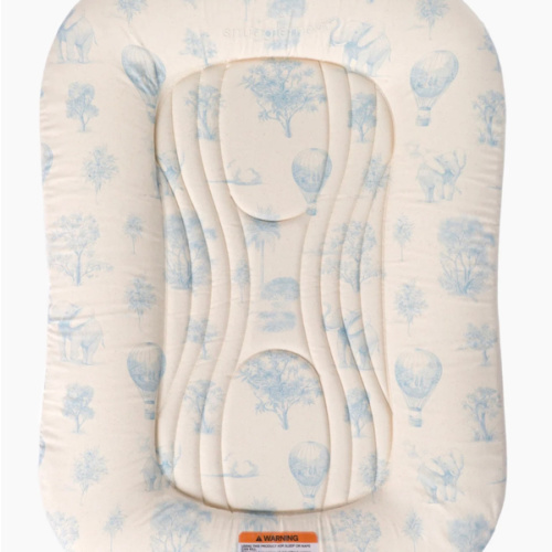 Infant Lounger Wave | Blue Toile