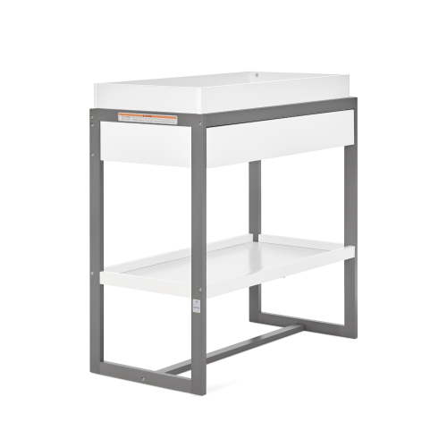 Dream On Me Arlo Changing Table, Made of Solid New Zealand Pinewood, Steel Grey