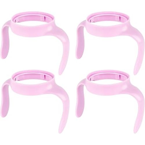 Baby Bottle Handles for Mam Bottle, Bottle Holder for Baby, 4 Count, Purple