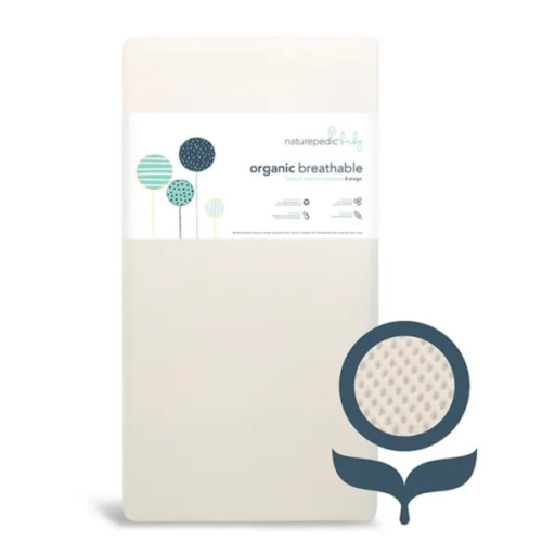 Breathable Waterproof Organic 2-Stage Crib Mattress