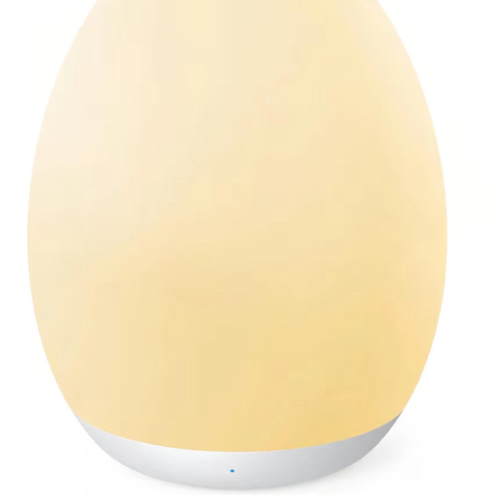 JolyWell Night Light for Kids, Baby Night Light with 7 Colors Changing Mode & Stepless Dimming, Nursery Night Light BPA Free,Rechargeable Egg Night Light for Breastfeeding 1h Timer & Touch Control