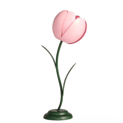 Metal Tulip Figural Table Lamp - World Market