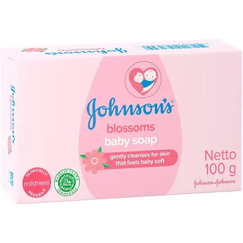 Johnson & Johnson Baby Lotion bar Soap Blossoms 100 G/ 3.52 Ounce (Pack of 12)