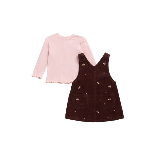Kids' Garden Embroidery Jumper & Shirt Set