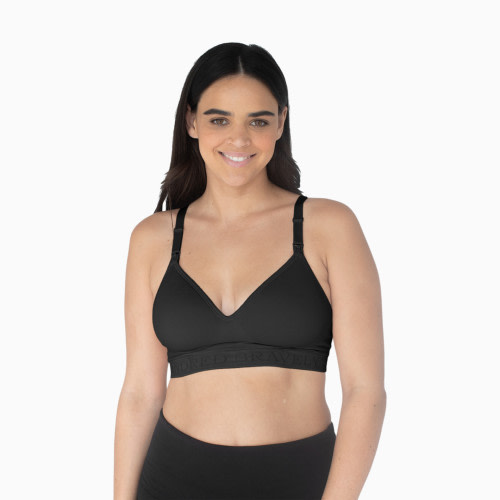 Kindred Bravely Signature Sublime Contour Maternity & Nursing Plunge Bra - Black, 1X