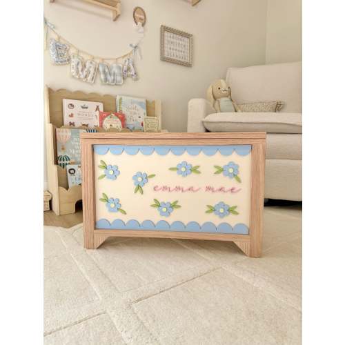 Scalloped Toy Chest – Stone & Branch Home Co