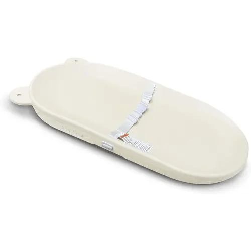 Baby Changing Pad, EVA Waterproof Non-Slip Changing Table Pad with Adjustable Strap for Dresser Changing Table Nursery, Portable Diaper Changing Pad, Oat