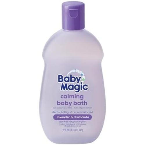 Baby Magic Calming Baby Bath, Lavender & Chamomile Scent, 9 Fl Oz