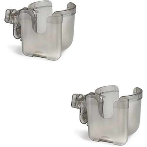 Accmor Stroller Cup Holder with Phone Holder, Bike Cup Holder, Universal Cup Holder for Uppababy Nuna Doona Strollers, 2-in-1 Cup Phone Holder for Stroller, Bike, Wheelchair, Walker, Scooter