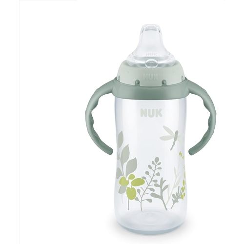 NUK for Nature Learner Cup, 10 oz, 9+ Months – BPA Free, Spill Proof Sippy Cup