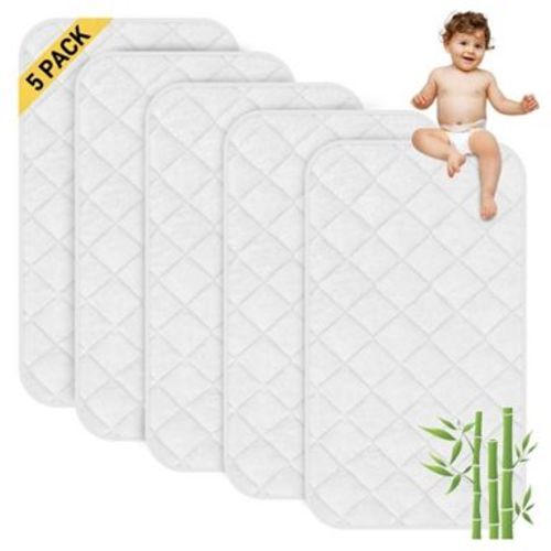 Biloban -Changing Pad Liner,Thick Surface,Viscose Terry Surface, Waterproof & Absorbent Diaper Changing pad Liners 14" x 26"