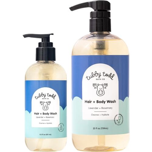 TUBBY TODD Hair + Body Wash, Baby Shampoo and Body Wash