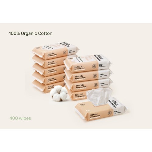 100% Organic Cotton Baby Wipes With Hydra Vitamin B5™