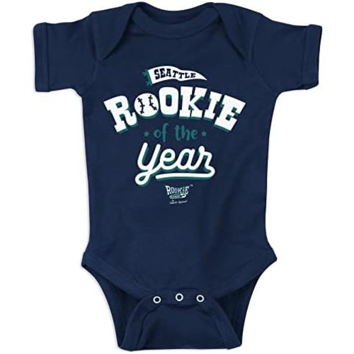 Rookie of The Year Baby Apparel for Seattle Baseball Fans (NB-7T)