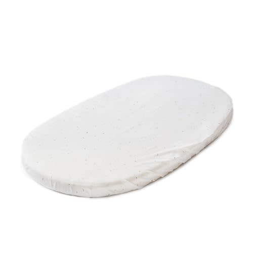 Stokke Sleepi Fitted Sheet V3 - Celestial | Compatible with Sleepi Bed V3 & Mattress V3 - Washable - 100% Fine Cotton Percale
