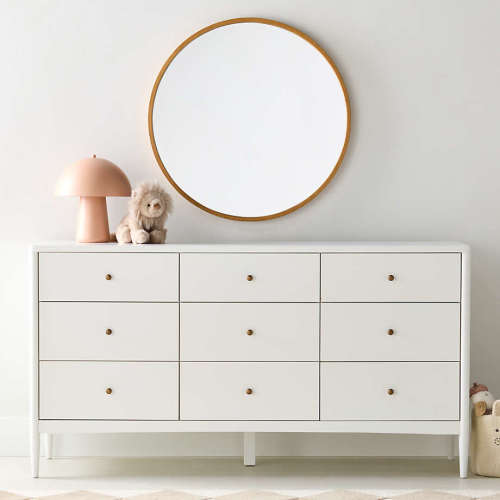 Hampshire 64" White Extra Wide 9-Drawer Kids Dresser