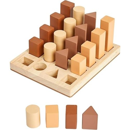 Excellerations Natural Shape Sequence Blocks - Set of 21