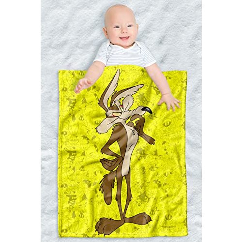 Looney, 30"X40", Wile E Coyote Character Unisex for Infants Girls & Boys