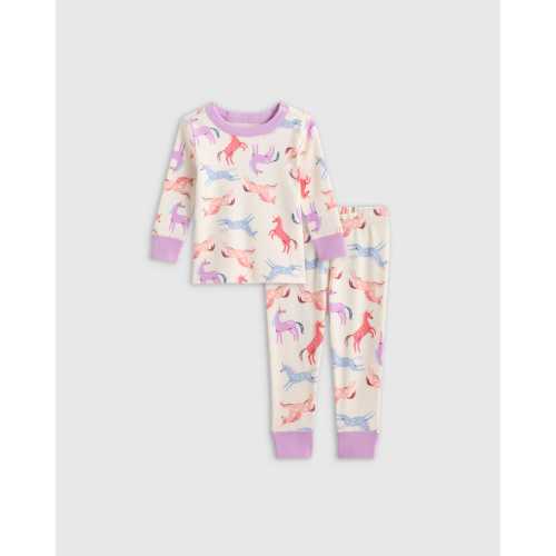 100% Organic Cotton Long Sleeve and Pant Pajama Set