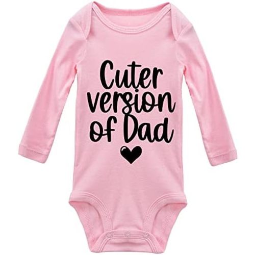 Cuter Version of Dad Boys and Girl Newborn Funny Bodysuits