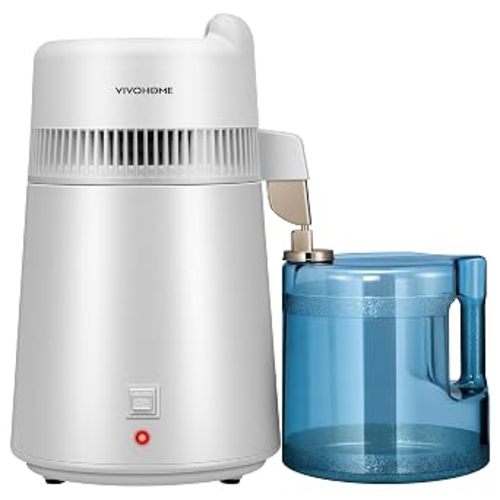 VIVOHOME 1.6 Gallon/6L 900W Water Distiller Countertop | Distilled Water Machine with Smart Switch Purifier Filter for Home Office