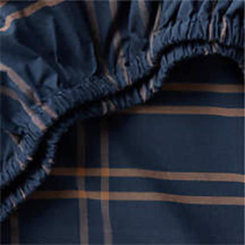 Stax Deep Indigo 100% Organic Cotton Baby Crib Fitted Sheet