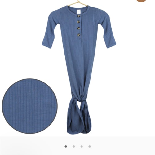 Harrison Ribbed Knotted Gown