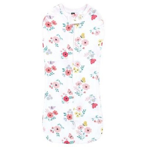 Hudson Baby Infant Girl Sleep Pod, Butterfly Floral, 0-2 Months