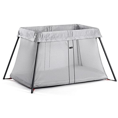 BabyBjörn Travel Crib Light, Silver, One Size