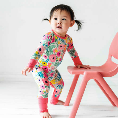 Secret Garden Crescent Zippy - Little Sleepies