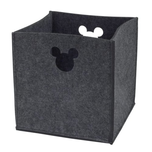 Disney Baby Mickey Mouse Grey Felt Storage Bin
