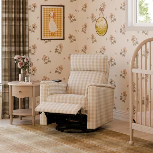 Namesake Willa Deluxe Power Recliner and Swivel Glider with Heat and Massage