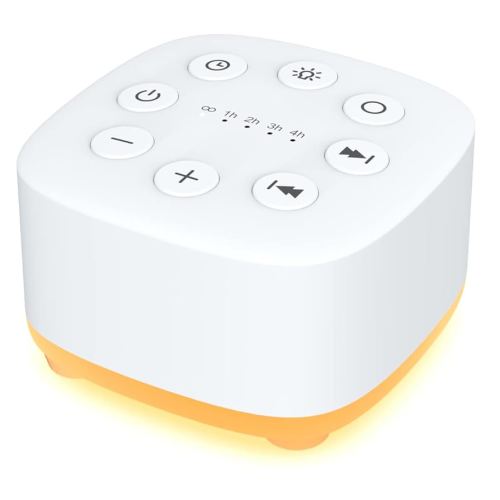 Amazon.com: Meditation White Noise Sound Machine 30 Soothing Sounds with 32 Volume Control 12 Night Light 5 Timers Portable Sleep Machine for Travel Powered by AC or USB Sleep Therapy for Baby Kids Adults (White) : Health & Household