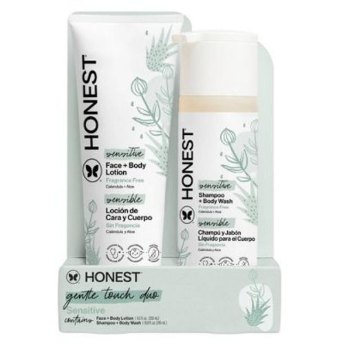 The Honest Company Sensitive Disney Shampoo + Body Wash and Lotion Duo - Fragrance Free - 18.5 fl oz
