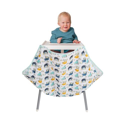 High Chair Food Catcher for Babies & Toddlers, Wipeable & Washable | Mumma's Little Helpers (Sloths)