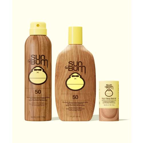 SPF 50 Spray + Lotion + 40 Face and Body Stick | Sun Bum