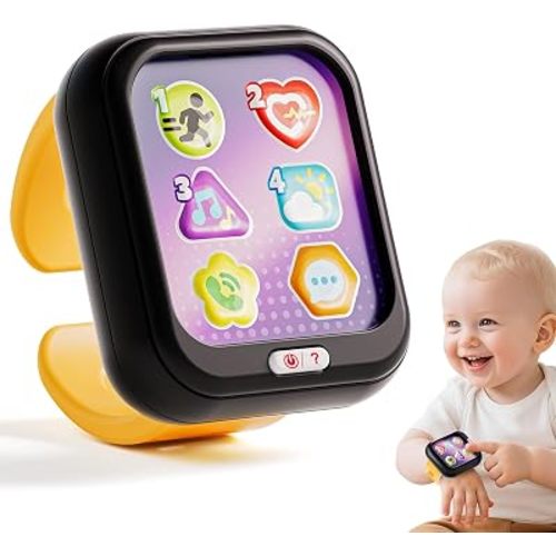 HOLA Toys for 1 Year Old Boys & Girls, 7 Functions Baby Musical Toy Watch, Learning & Travel Baby Toys 6-12-18 Months, Birthday Gift for Boys & Girls Christmas Stocking Stuffers