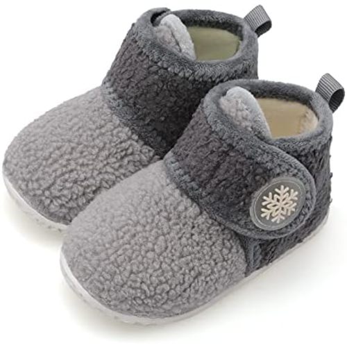 FEETCITY Baby Booties Girls Boys Infant Slippers First Walkers Shoes Warm Socks Newborn Crib Shoes