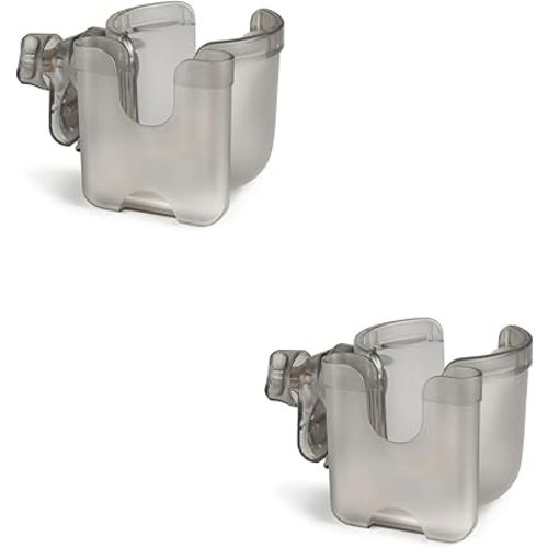 Accmor Stroller Cup Holder with Phone Holder, Bike Cup Holder, Universal Cup Holder for Uppababy Nuna Doona Strollers, 2-in-1 Cup Phone Holder for Stroller, Bike, Wheelchair, Walker, Scooter