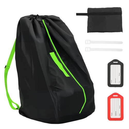 Car Seat Bags For Airplane Travel, Jaseppor Gate Check Bag, Durable Travel Bag with Shoulder Straps and 2pcs Luggage Tags For Airplane