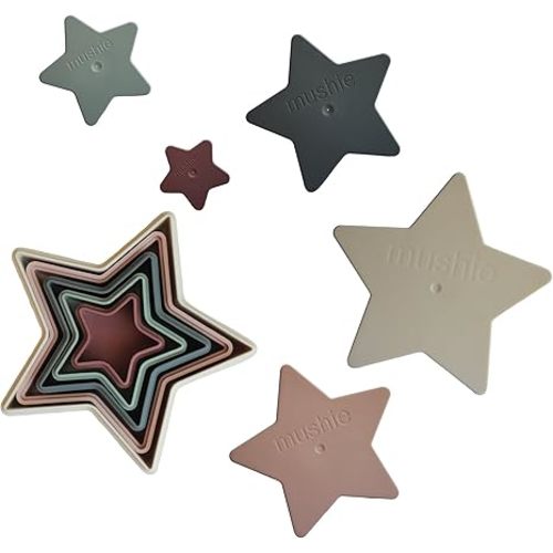 mushie Nesting Stars Toy | Made in Denmark (Original)