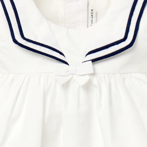 The Sailor Baby Dress, White - Janie and Jack | Maisonette