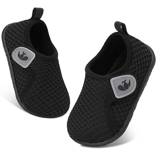 FEETCITY Baby Boys Girls First Walking Shoes Infant Sneakers Crib Shoes Breathable Lightweight Slip On Shoes