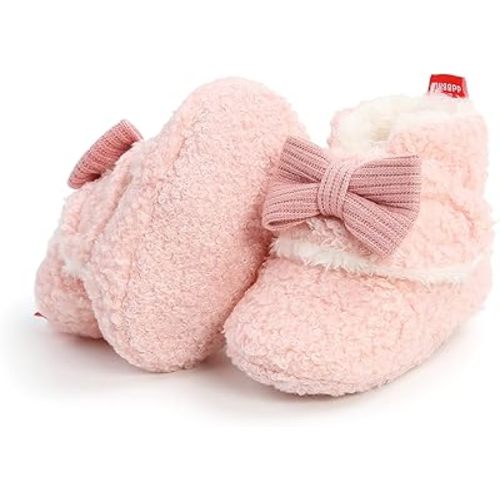 Ohwawadi Infant Baby Slippers Girls Boys Booties Warm Baby Socks Shoes Newborn Crib Footwear Prewalkers