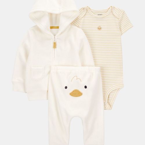 Baby 3-Piece Duck Little Cardigan Set | Carter’s Oshkosh Canada